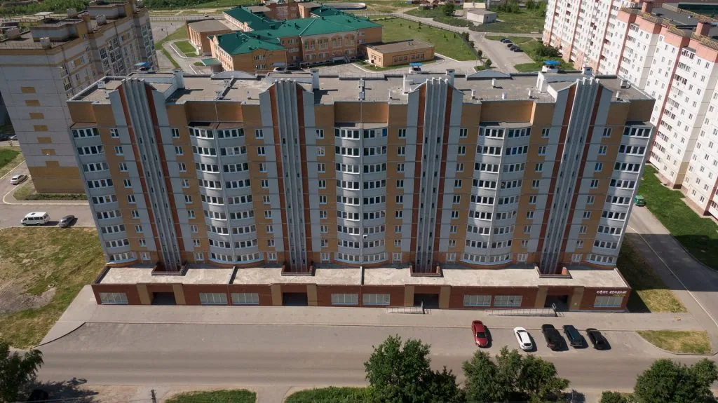 Жилой комплекс «Александровский сад» с высоты птичьего полёта