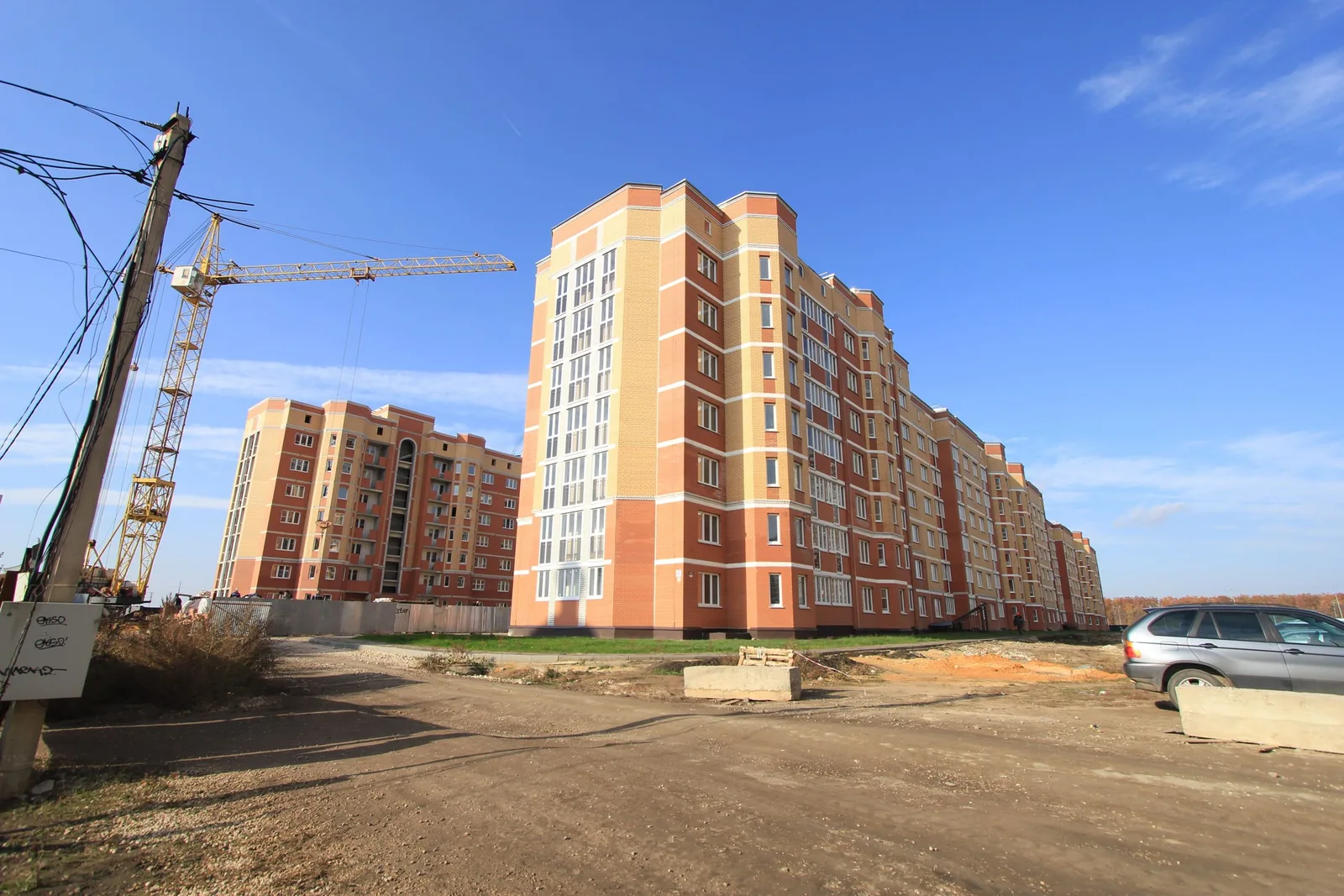 Строительная площадка — прогресс